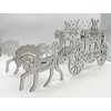 3D Wooden Horse & Carriage Pretty Princess Birthday, Princess Carriage
