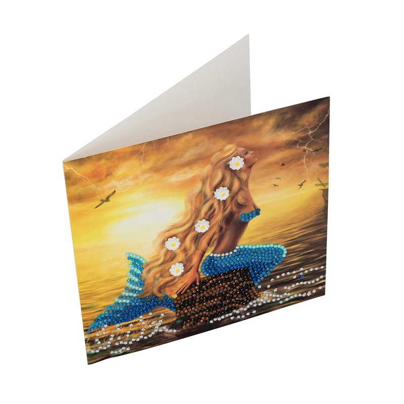 Crystal Art Crystal Card Kits 18 x 18 cm, Multi-Colour,