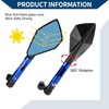 Hihaha Motorcycle Rear View Mirrors Bar End Side Mirrors Mount