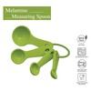 UPware 4-Piece Multi-Purpose Liquid and Dry Melamine Measuring Spoons Set,