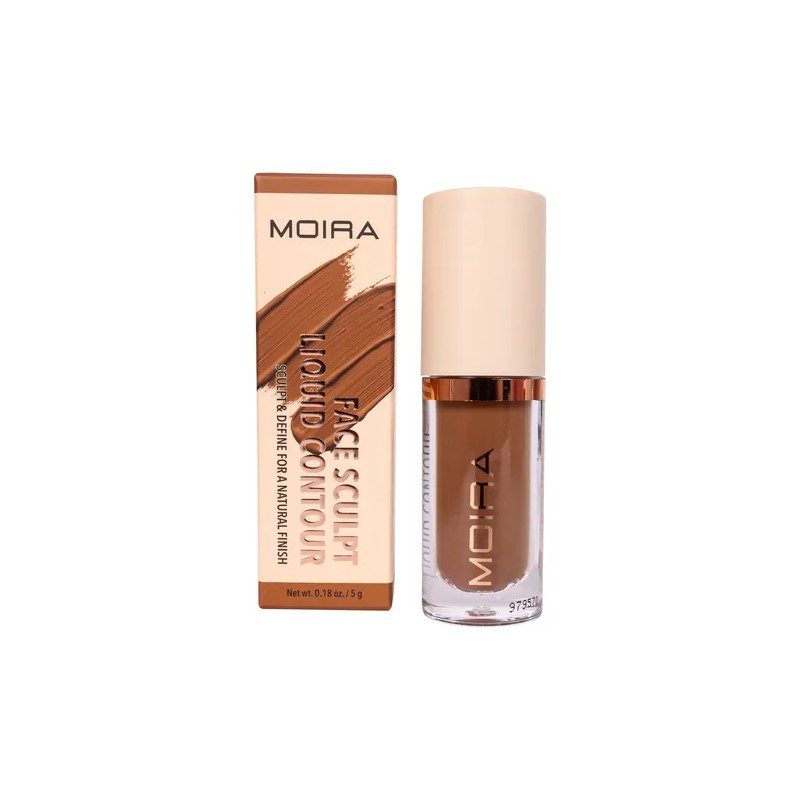 Contorno Líquido Moira Cosmetics Face Sculpt Mate Tono Cocoa Vegano