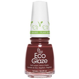 China Glaze EcoGlaze Professional Dolce Dahlia Nail Polish - Quick Dry Eco-Friendly Nail Lacquer for a Gel-Like Finish, 0.5 oz
