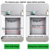 DINDON Pull Out Cabinet Organizer for Pans, Cookie Sheet, Bakeware,