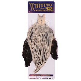 Whiting Farms American Rooster Cape – Silver Badger