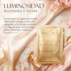 Marie DArgan Mascarilla Facial Antiedad Con Colágeno Marino, Reafirmante E Hidratante, Efecto Tensor, Antiarrugas, Suaviza Líneas De Expresión, 1...  