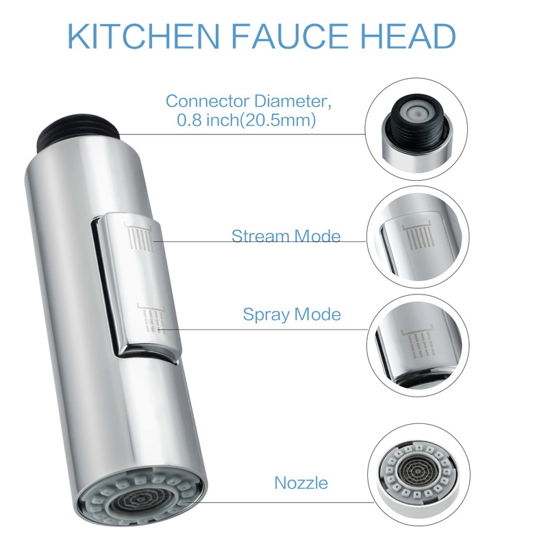 PULL Down kitchen faucet head G1/2 male or 13/16inch 2