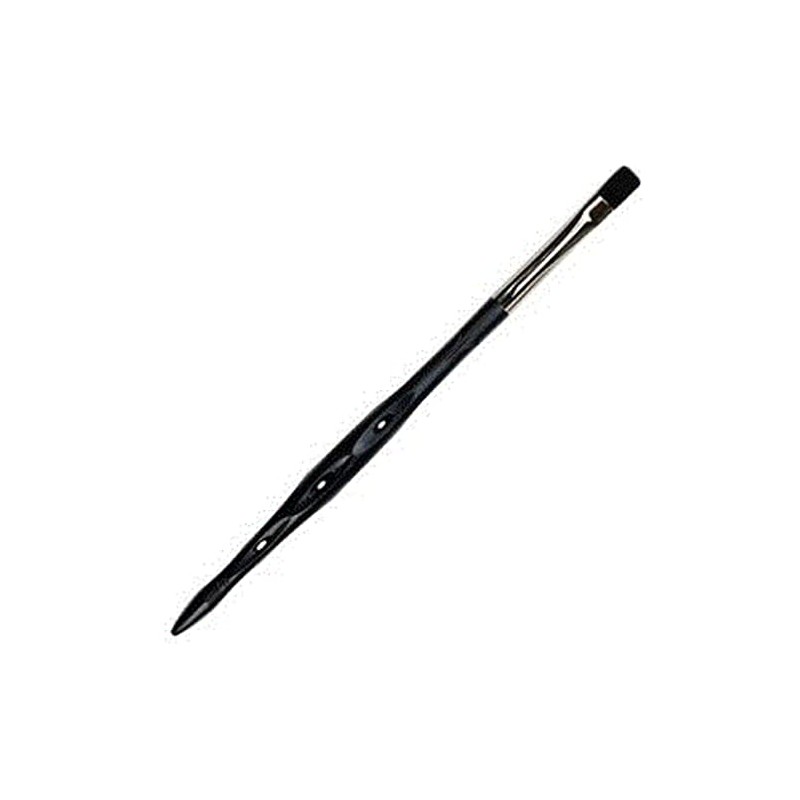 YS-CE01-LP Flat YS-CE01-LP Perclip Brush, Black Handle, Black Bristle