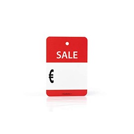 Price Tags Sale Euro for Entry Label Discount % Percentage Pack of 100