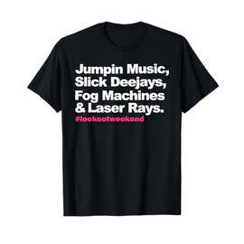 Jumpin Music Slick Deejays Fog Machines And Laser Rays T-Shirt