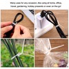 200 Pieces 12 cm Wire Twist Flexible Garden Plant Ties,