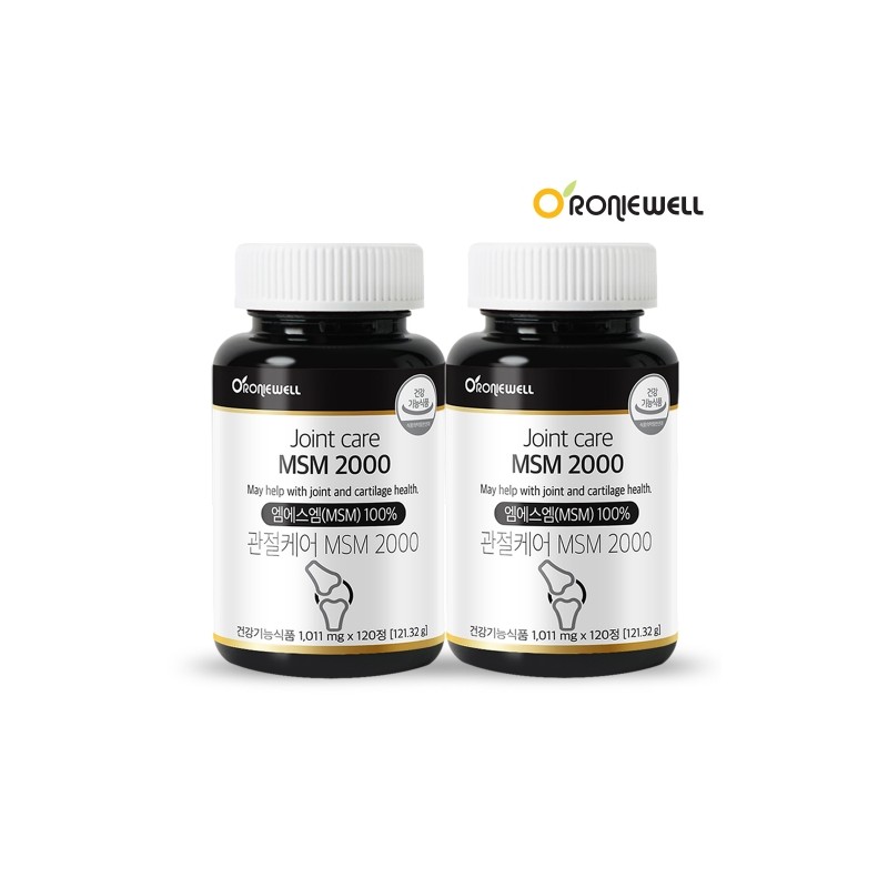 Ronnywell Joint Care MSM 2000 (1,011.5mg × 120 Tablets) /
