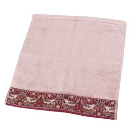 Nishikawa TT38600030P Hand Towel, Pink Hand Towel (Wash Towel), Morris Gallery, Strawberry Thief Pattern, Made in Japan, 100% Cotton