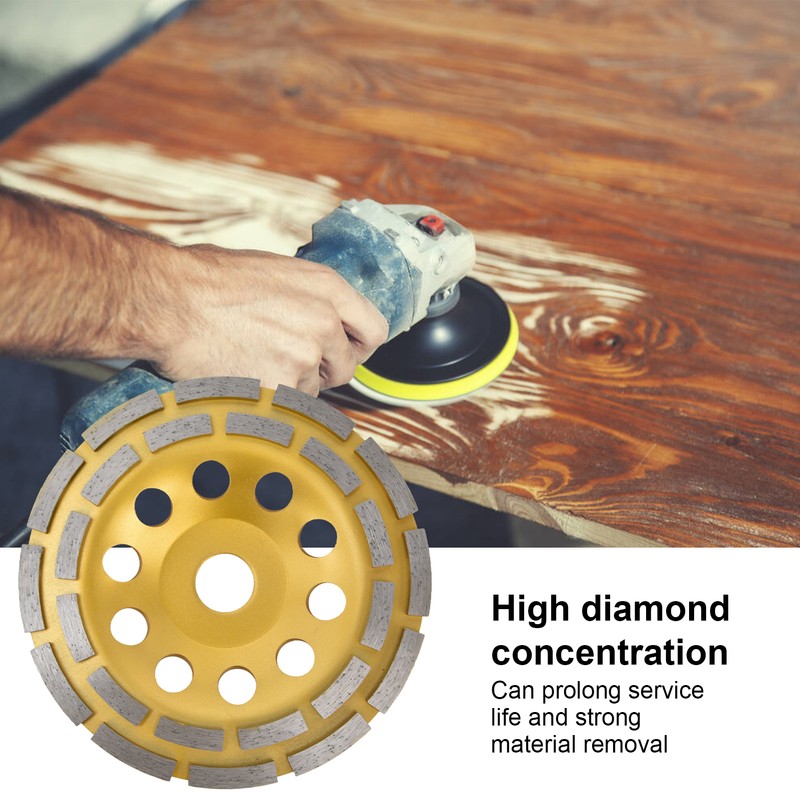 Diamond Cup Grinding Wheel Double Row Concrete Grinding Wheels for