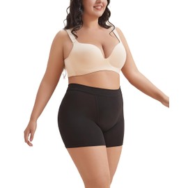 Goat Union 2" Period Underwear Boxer Briefs Boy-shorts, Organic Cotton Lining, Hi-Waisted & Heavy Flow, FSA HSA Approved, Black, M