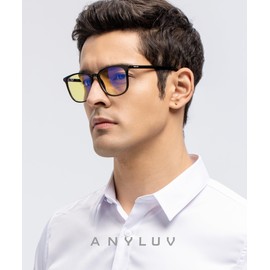 ANYLUV Blue Light Glasses for Woman Men, Womens Blue Light Blocking Glasses Computer Glasses Anti Eyestrain & UV400