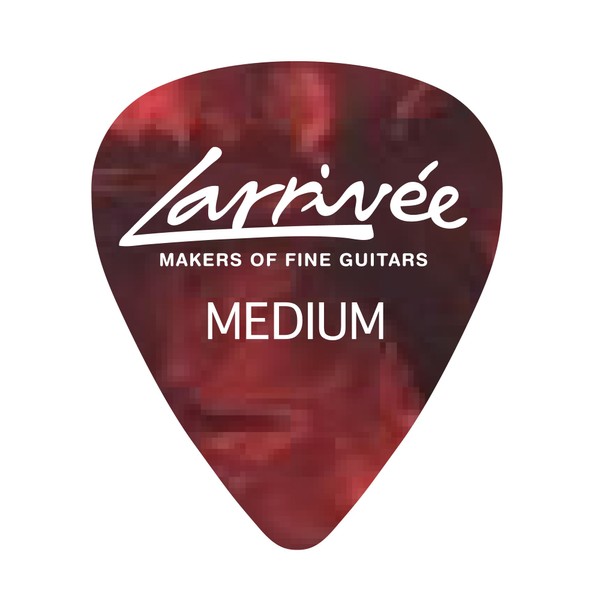 ラリビー（Larrivee）Japan_Limited_Accessories Guitar Pick/ティアドロップタイプ/カラー:RED/Medium:0.75mm / LV-TD/M RED (1パック×12枚入り)