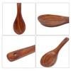 Honbay 2PCS Wooden Rice Paddle Wood Spoons Nonstick Heat Resistance