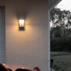 Lustrlach Motion Sensor Light Outdoor Porch Light Fxiture Exterior LED