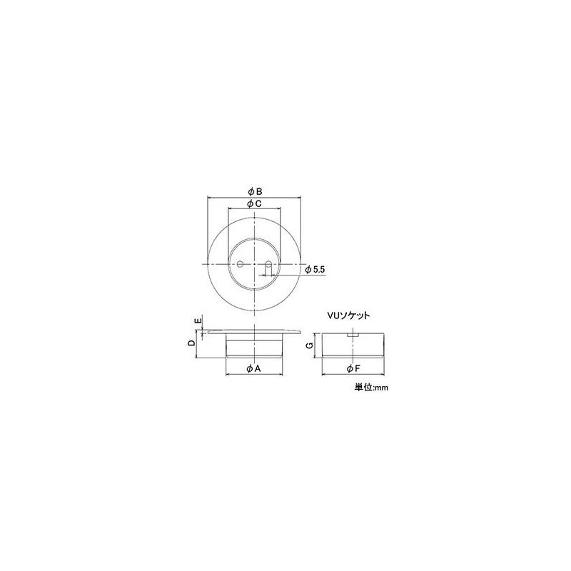 Kakudai 400-411-100 Stainless Steel Tsubahiro Cleaning Mouth for VP and