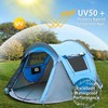 CAMP SOLUTIONS Pop-Up Camping Tent, 4 Person Instant Setup Outdoor