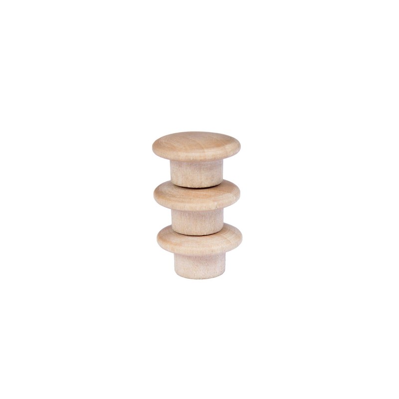 Legamaster 7-181725 Wooden Magnets Neodymium for Whiteboards and Glass Boards