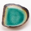 Mino Ware K51229 Long Plate, Half Moon Shape, Approx. 8.3