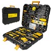 Tool Set with Screwdrivers, Ratchet Wrenches, Socket Wrenches, Hand Saw,