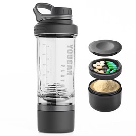21oz Protein Shaker Bottle with Storage Compartment