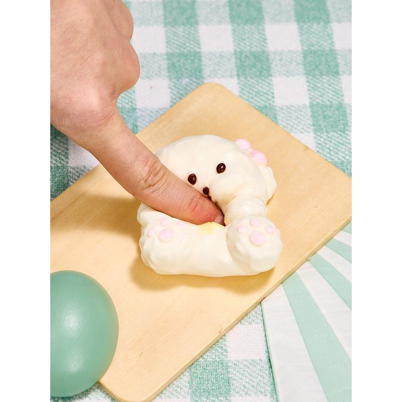 Tabasquishy Handmade Icecream Dog Taba Squishy – Perfect Stress Relief