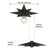 16 inch Flush Mount Ceiling Light with Pull Chain On/Off