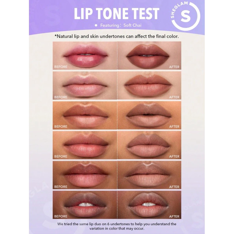 Sheglam Glam 101 Labial Y Lápiz Duo Mate - Soft