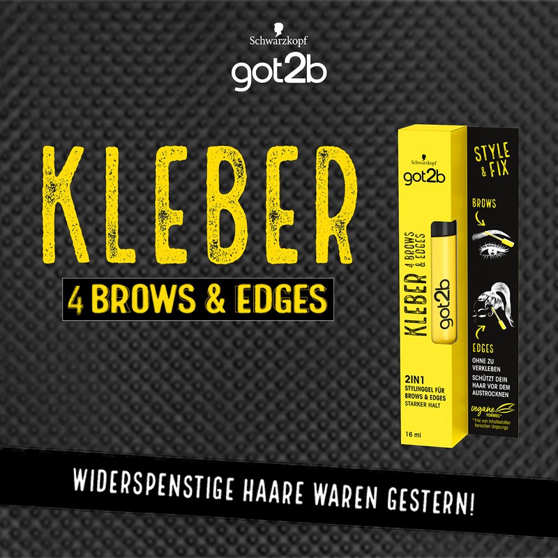 GOT2B 2-in-1 Styling Gel Glue 4 Brows & Edges 2-in-1