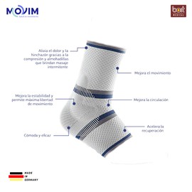 Bort Bort 054600 Medium Silver Ostabil Eco Active Sprunggelnk Support Brace, Medium, Silver