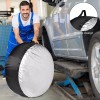 Octoder 4pcs 31" Tire Covers Waterproof UV-Resistant for SUV RV