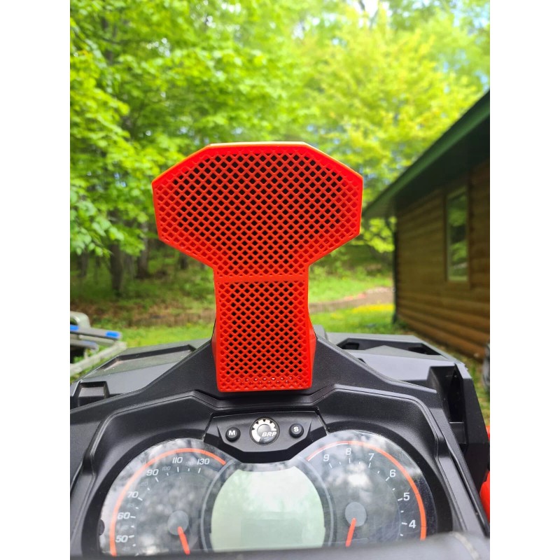 Custom Can Am G2 Outlander Snorkel Red Pre-Filter Screen Update