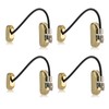 XFORT 4 Pack Viper Key Locking Cable Window Restrictor in