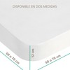 Terry cloth mattress protector, waterproof, breathable, anti-dust mite, elastic all