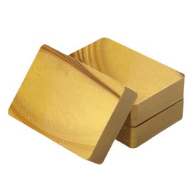 PRATYAHARA Flaschensiegelwachsblöcke - Widerstandsfähiges und Vielseitiges Abfüllwachs für Wein, 4 Wachsnuggets 0,5 Lb mit PTFE-Band, Gold