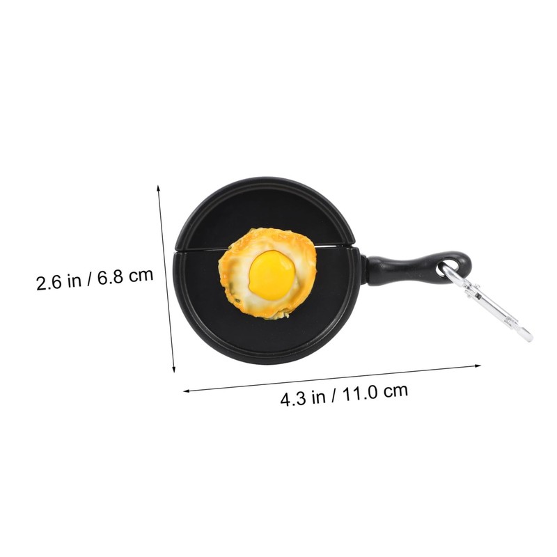 KOMBIUDA 1pc Pan Shape Wireless Earbud Protective Case Compatible with