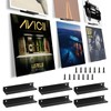 Yeria 6 Pack Vinyl Wall Mount Shelf, Record Wall Mount,