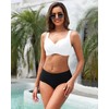 Parte superior de bikini con aros para mujer, solo brasier