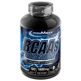 IronMaxx BCAAs Ultra Strong Amino Acids High Dose 180 Tablets (Pack of 1)