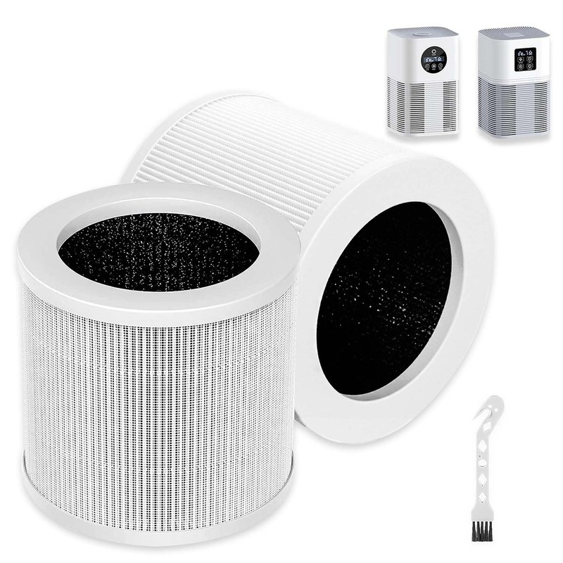 2 Pack A1 Replacement Filter Compatible with VEWIOR Air Pu-rifier