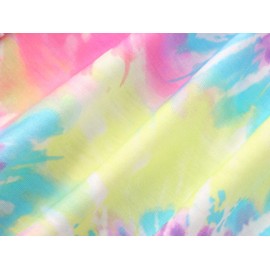 COOLTREE Trendy Girl Skort - Multicolored Tie - Dye Swirl Print Summer Skirts with Shorts Size 6