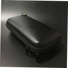 OSALADI 3pcs Eva Storage Case for Data Cables and Headphones Zipper Pouch for Mini Camera and Hard Disk Compact Travel Organizer for Electronics Accessories and More Black