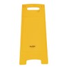 Allpax STOPPO Warning Stand Neutral Polypropylene in Orange/Yellow – Foldable