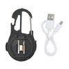 Mini Keychain Light USB Dual Light Source Keychain Flashlight Magnetic