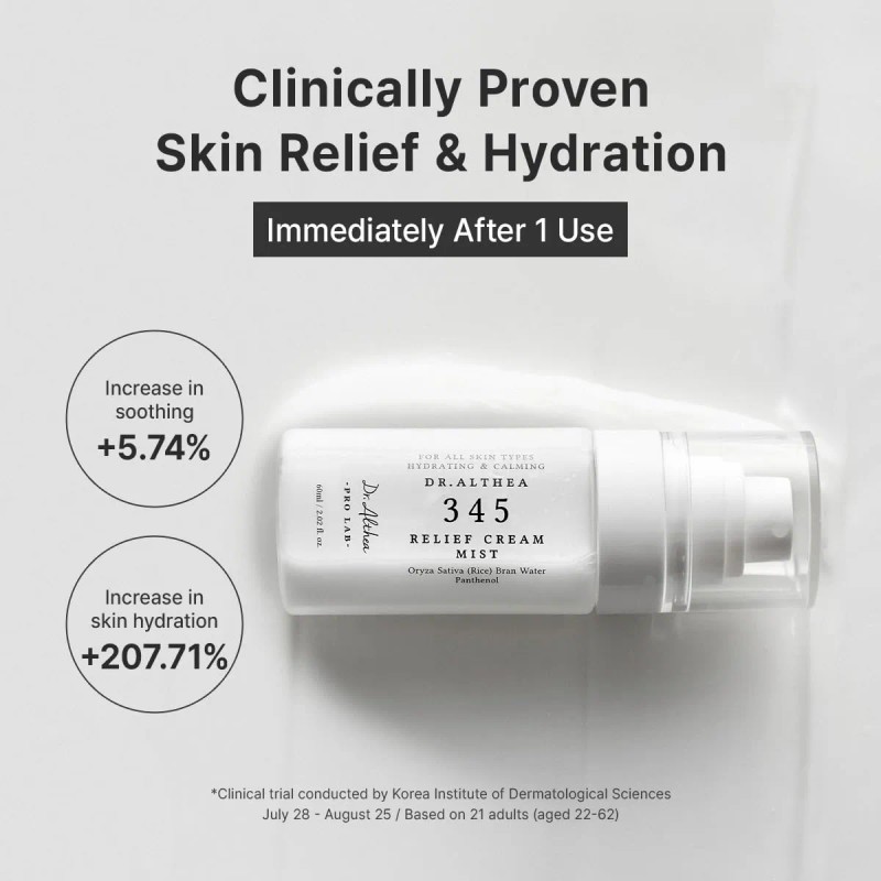Kit De Viaje Vegano 345 Relief Cream & Mist, Perfecto