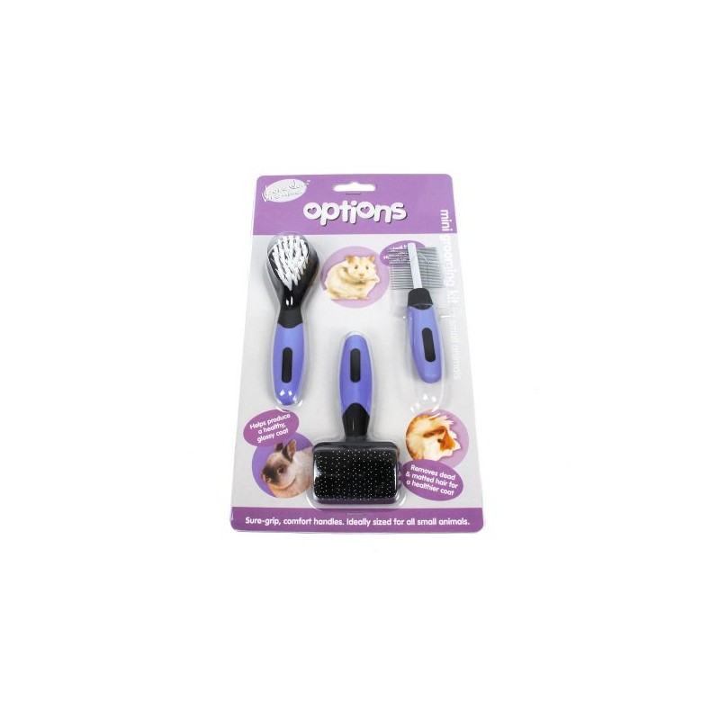 (Boredom Breakers) Options Mini Groomer Kit for Small Animals