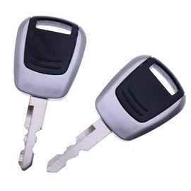 YQABLE 2PCS 21Q4-00090 21Q400090 Key for Hyundai -9 Machine Excavator and Heavy Equipment Ignition Key